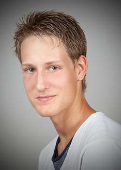 Hier befindet sich ein Bewerbungsfoto von mir